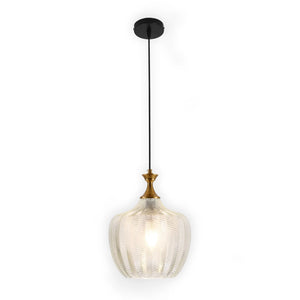 LÚZETE - LAMPADA DA SOFFITTO IN CRISTALLO BIANCO Ø 26 CM ROGAN