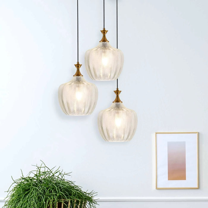 LÚZETE - LAMPADA DA SOFFITTO IN CRISTALLO BIANCO Ø 26 CM ROGAN