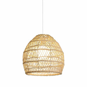 LÚZETE - LAMPADA DA SOFFITTO IN RATTAN MEDIO E27 INOA
