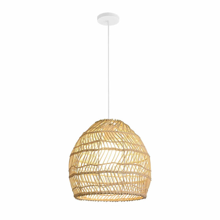 LÚZETE - LAMPADA DA SOFFITTO IN RATTAN MEDIO E27 INOA