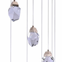 LAMPADA DA SOFFITTO LED 12 LUCI 59 W 4000K GISELLE