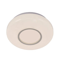 LÚZETE - LAMPADA DA SOFFITTO LED JACOBO 12 W 4000K CROMO BIANCO OPACO