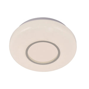 LÚZETE - LAMPADA DA SOFFITTO LED JACOBO 12 W 4000K CROMO BIANCO OPACO