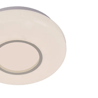 LÚZETE - LAMPADA DA SOFFITTO LED JACOBO 12 W 4000K CROMO BIANCO OPACO