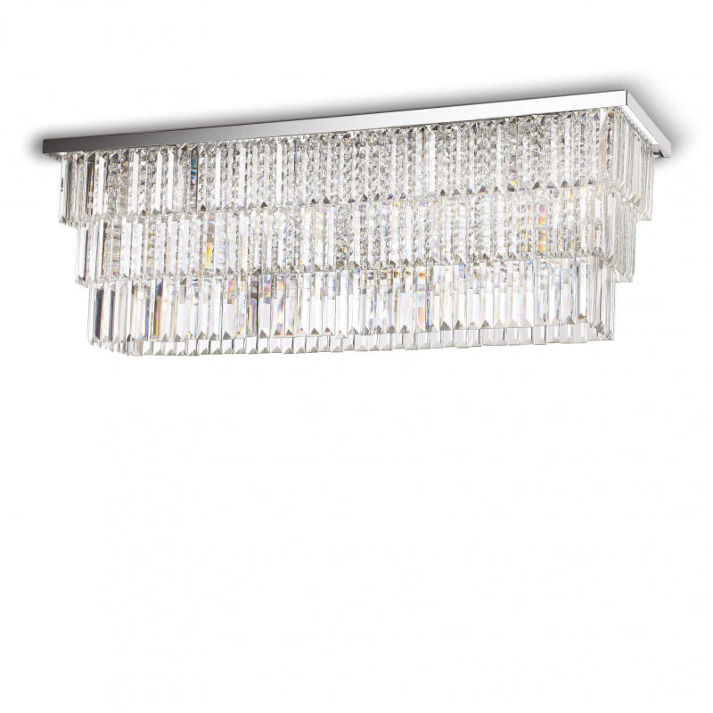 Lampada Da Soffitto Martinez Pl8 Cromo Ideal-Lux
