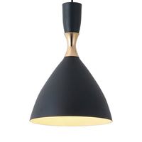 LÚZETE - LAMPADA DA SOFFITTO NERO/ORO BRICE