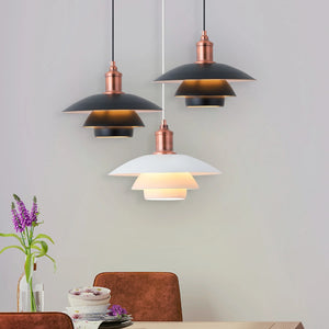 LÚZETE - LAMPADA DA SOFFITTO NERO/ORO ROSA AIKA