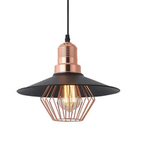LÚZETE - LAMPADA DA SOFFITTO NERO/ORO ROSA LOIS