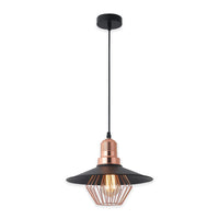 LÚZETE - LAMPADA DA SOFFITTO NERO/ORO ROSA LOIS