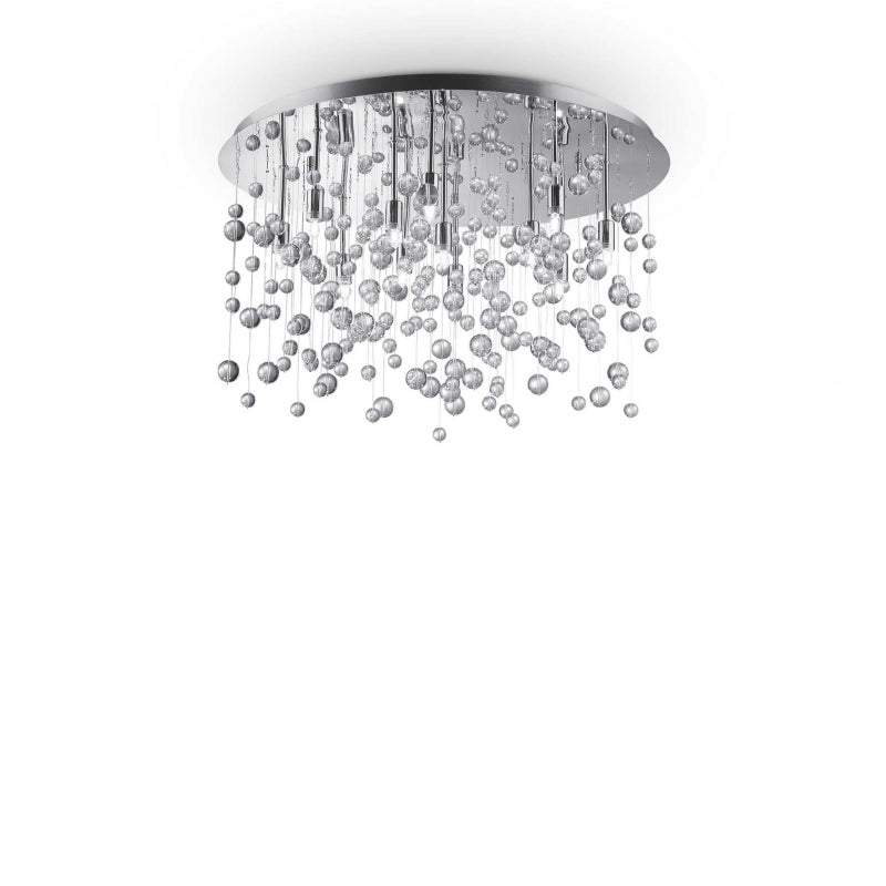 Lampada Da Soffitto Neve Pl12 Cromo Ideal-Lux