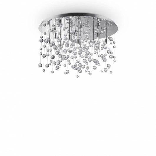 Lampada Da Soffitto Neve Pl12 Cromo Ideal-Lux