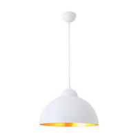 LÚZETE - LAMPADA DA SOFFITTO Ø 40 CM BIANCO/ORO MONTSERRAT