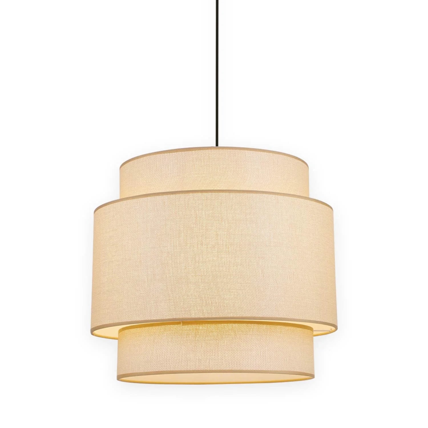 LÚZETE - LAMPADA DA SOFFITTO Ø 50 CM X 155 CM RATTAN E27 SAMANTHA
