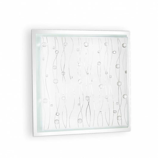 Lampada Da Soffitto Ocean Pl3 Trasparente Ideal-Lux