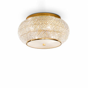 Lampada Da Soffitto Pasha' Pl6 Oro Ideal-Lux