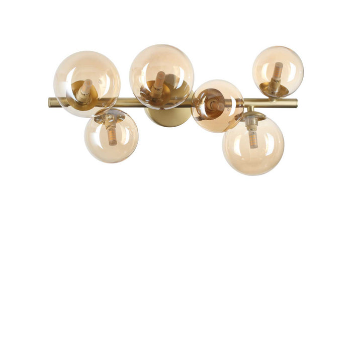 Lampada Da Soffitto Perlage Pl6 Ambra Ideal-Lux