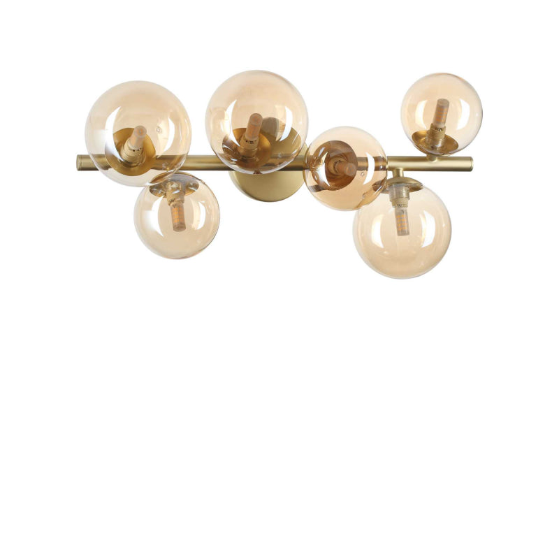 Lampada Da Soffitto Perlage Pl6 Ambra Ideal-Lux