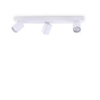 Lampada Da Soffitto Rudy Pl3 Square Bianco Ideal-Lux