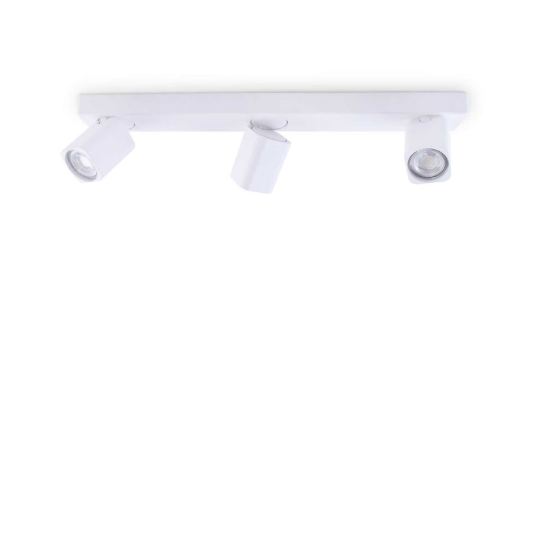 Lampada Da Soffitto Rudy Pl3 Square Bianco Ideal-Lux