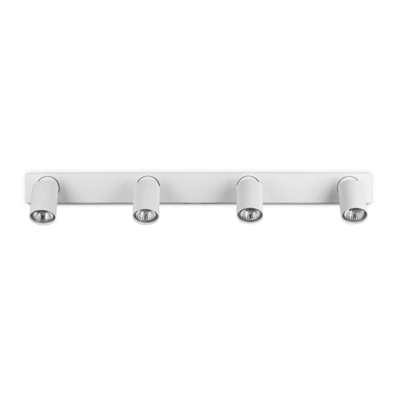 Lampada Da Soffitto Rudy Pl4 Round Bianco Ideal-Lux