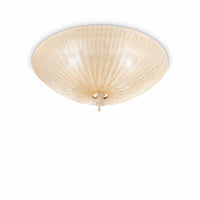 Lampada Da Soffitto Shell Pl4 Ambra Ideal-Lux