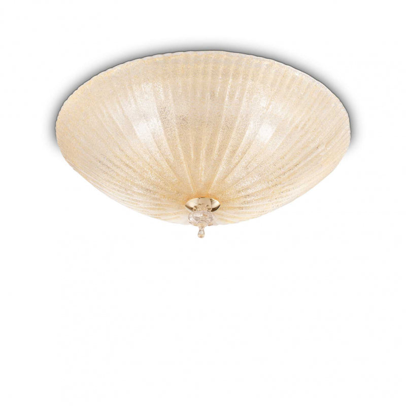 Lampada Da Soffitto Shell Pl6 Ambra Ideal-Lux