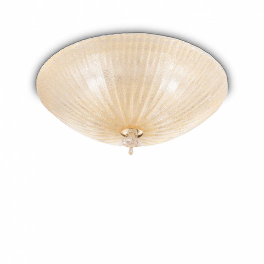 Lampada Da Soffitto Shell Pl6 Ambra Ideal-Lux