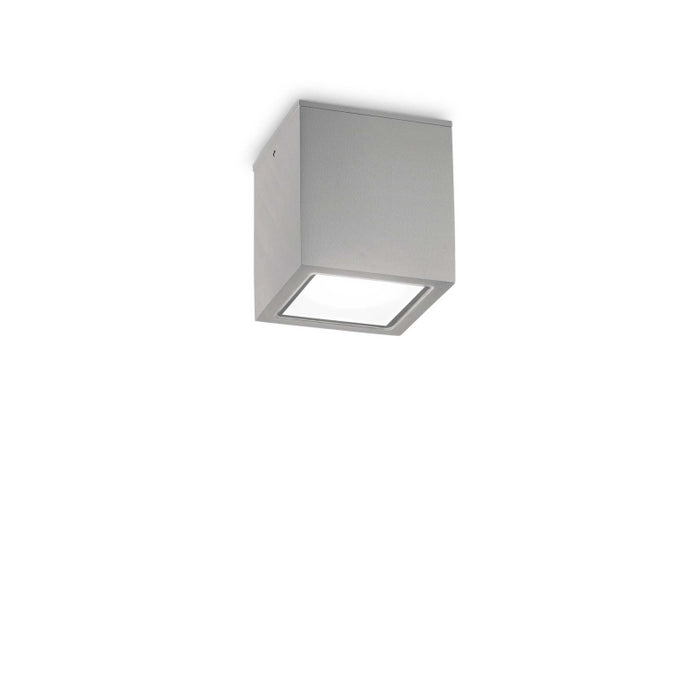 Lampada Da Soffitto Techo Pl1 Small Grigio Ideal-Lux