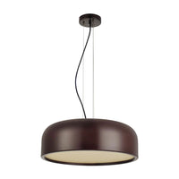 LÚZETE - LAMPADA DA SOFFITTO TILDA MARRONE/BIANCO