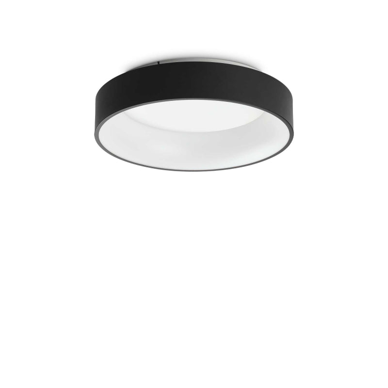 Lampada Da Soffitto Ziggy Pl D045 Nero Ideal-Lux