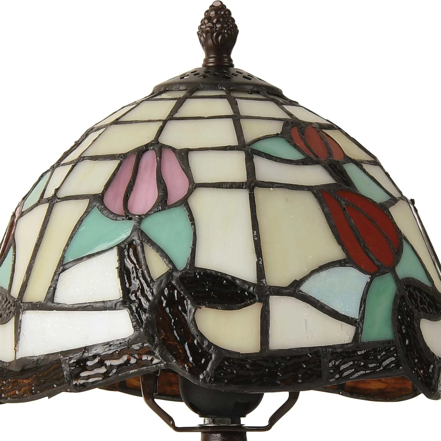 LÚZETE - LAMPADA DA TAVOLO 1 LUCE 20 CM TIFFANY KATY