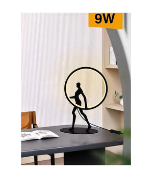 Lampada Da Tavolo 9w Scultura Corpo Uomo A Led Lume Luce 3000k 4000k 6500k D02-n  -bianco Caldo      -
