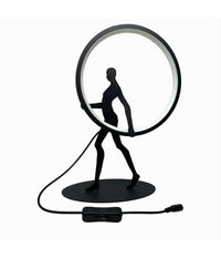 Lampada Da Tavolo 9w Scultura Corpo Uomo A Led Lume Luce 3000k 4000k 6500k D02-n  -bianco Caldo      -