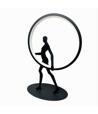 Lampada Da Tavolo 9w Scultura Corpo Uomo A Led Lume Luce 3000k 4000k 6500k D02-n  -bianco Caldo      -