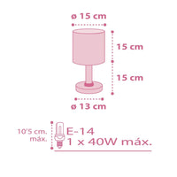 LÚZETE - LAMPADA DA TAVOLO A COLORI