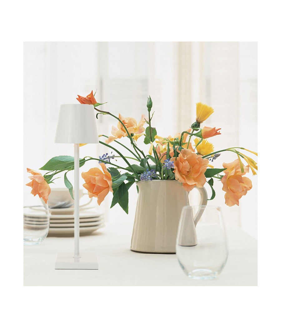 Lampada Da Tavolo A Led Usb Ricaricabile Bianco Per Interno Ed Esterno 3 Colori         