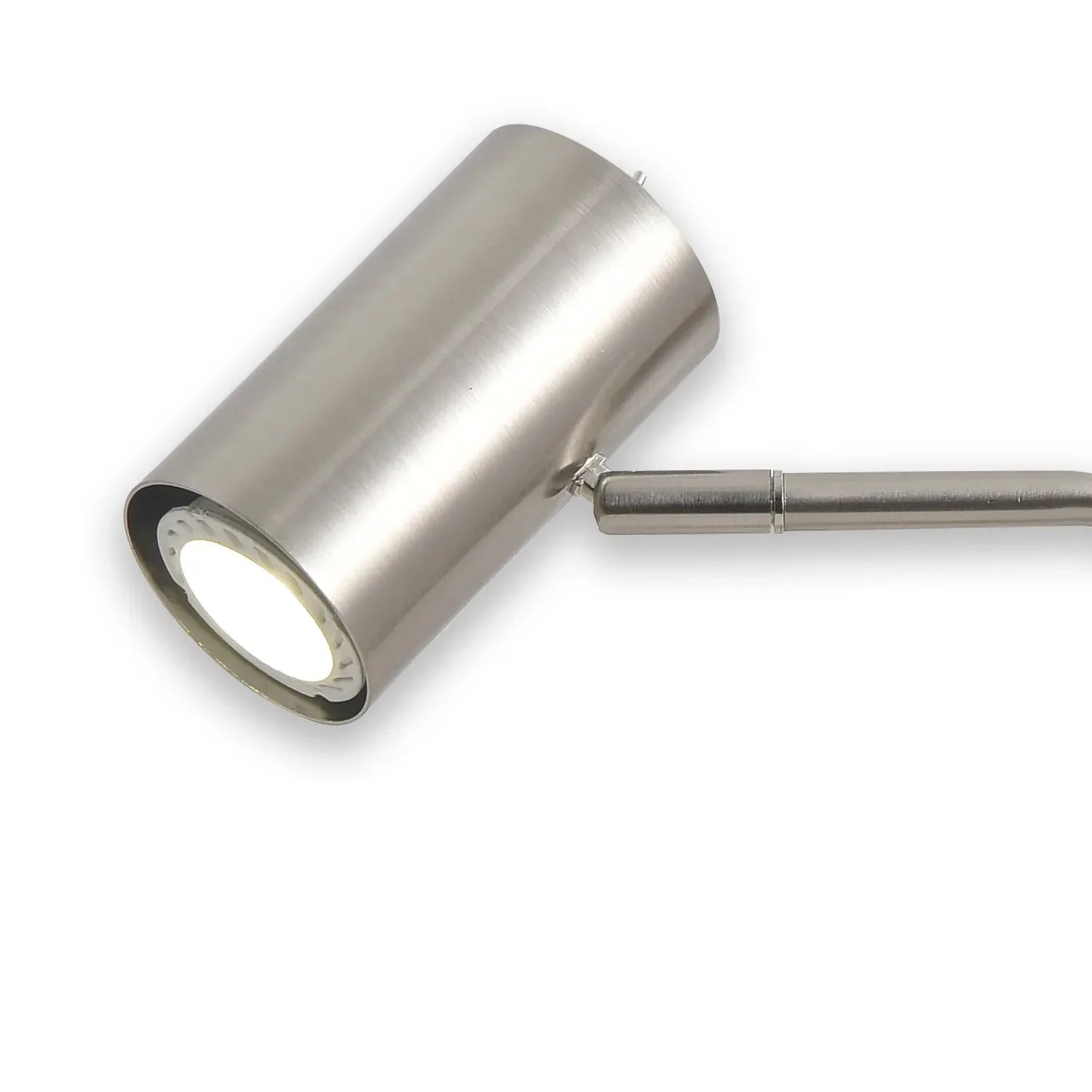 LÚZETE - LAMPADA DA TAVOLO ADARA IN ACCIAIO NICKEL SATINATO