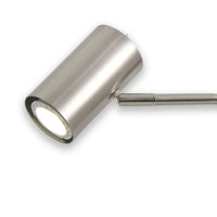 LÚZETE - LAMPADA DA TAVOLO ADARA IN ACCIAIO NICKEL SATINATO