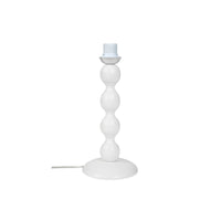 Lampada da tavolo base bianca e paralume tessuto colore verde LAGUNAH372638