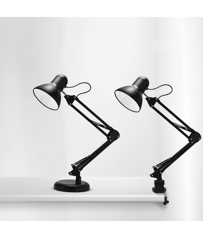 Lampada Da Tavolo Con Morsetto Orientabile X Estetista Snodabile E27 Colori 60w         