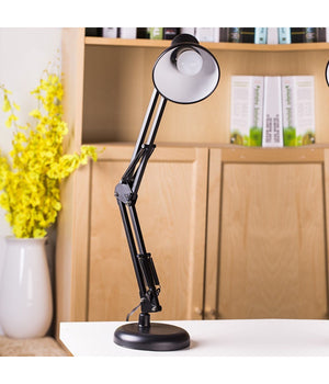 Lampada Da Tavolo Con Morsetto Orientabile X Estetista Snodabile E27 Colori 60w         