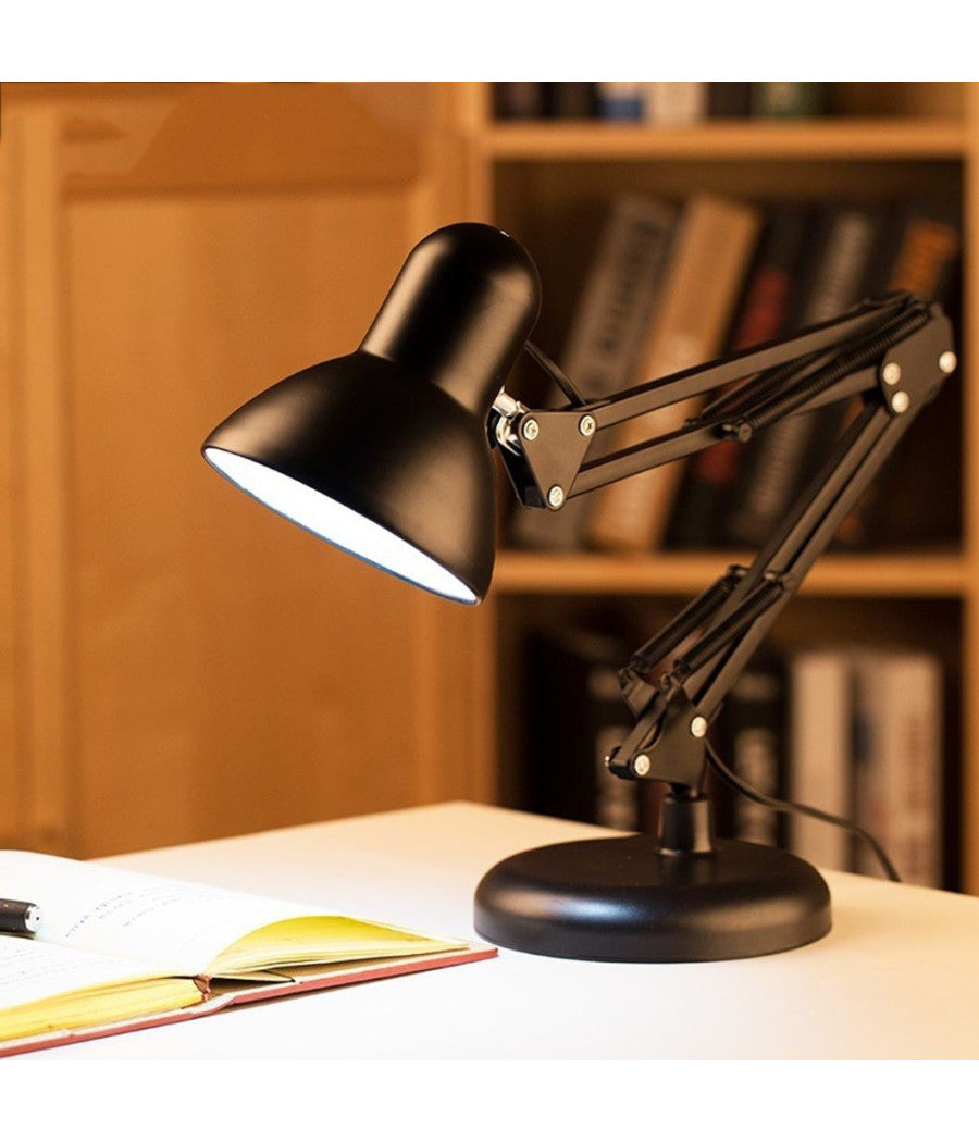 Lampada Da Tavolo Con Morsetto Orientabile X Estetista Snodabile E27 Colori 60w         