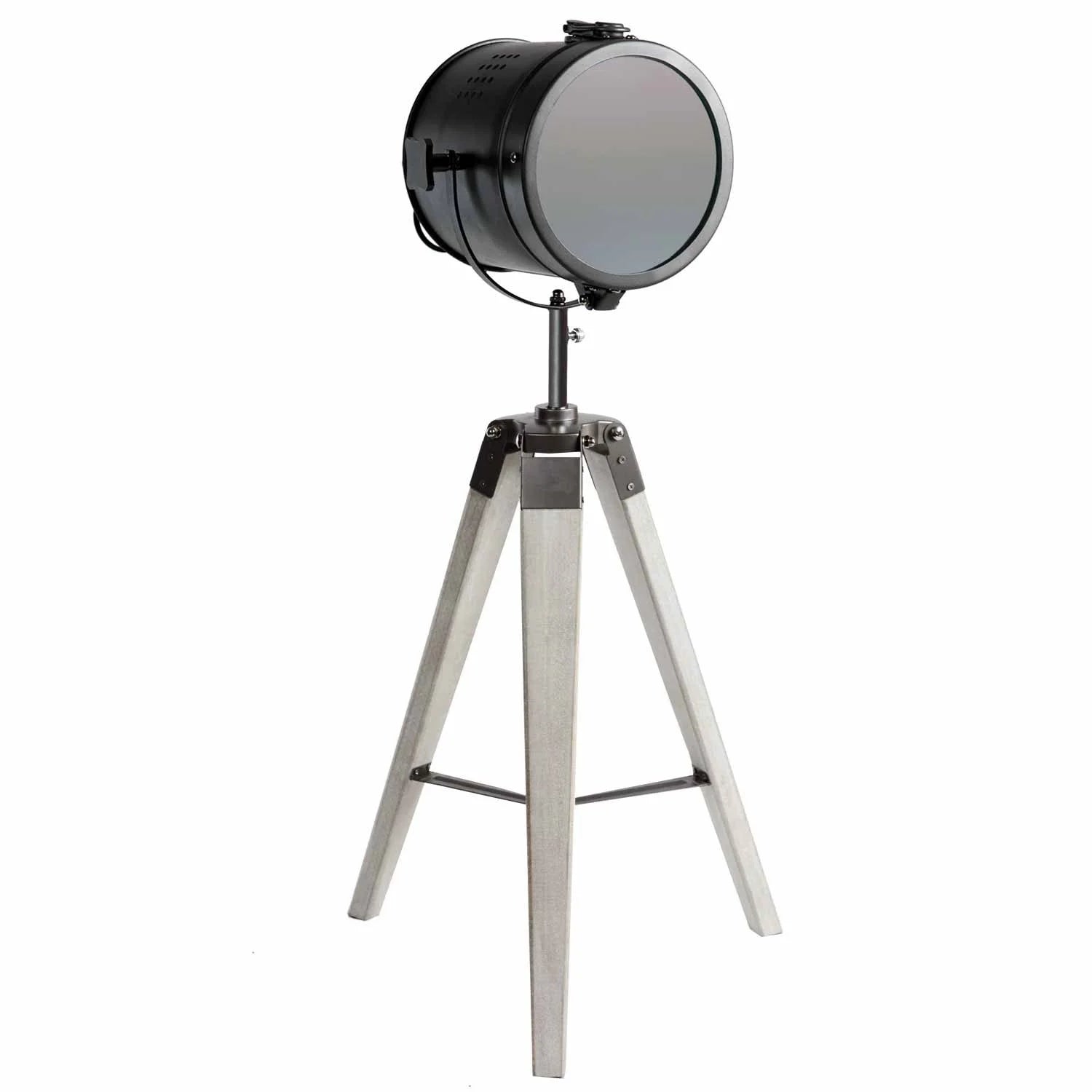 LÚZETE - LAMPADA DA TAVOLO COSME IN ACCIAIO INVECCHIATO