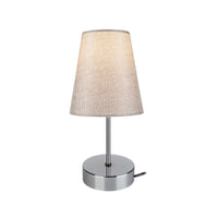 Lampada da tavolo cromo beige Estelya ASZ1068