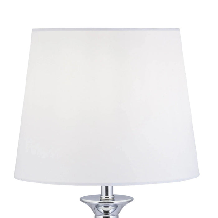 LÚZETE - LAMPADA DA TAVOLO CROMO E27 CONSTANZA