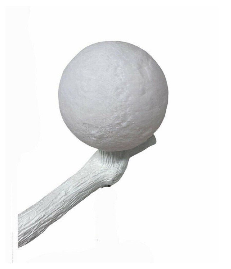 Lampada Da Tavolo Decorativa A Forma Di Scoiattolo In Resina Lume Moderno G9 D06         