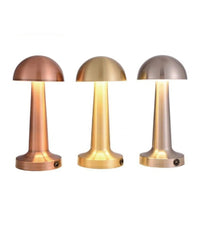 Lampada Da Tavolo Decorativa Led A Fungo Luce Bianca 3 Intensità  Di Luce Q-tl142         