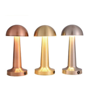 Lampada Da Tavolo Decorativa Led A Fungo Luce Bianca 3 Intensità  Di Luce Q-tl142         