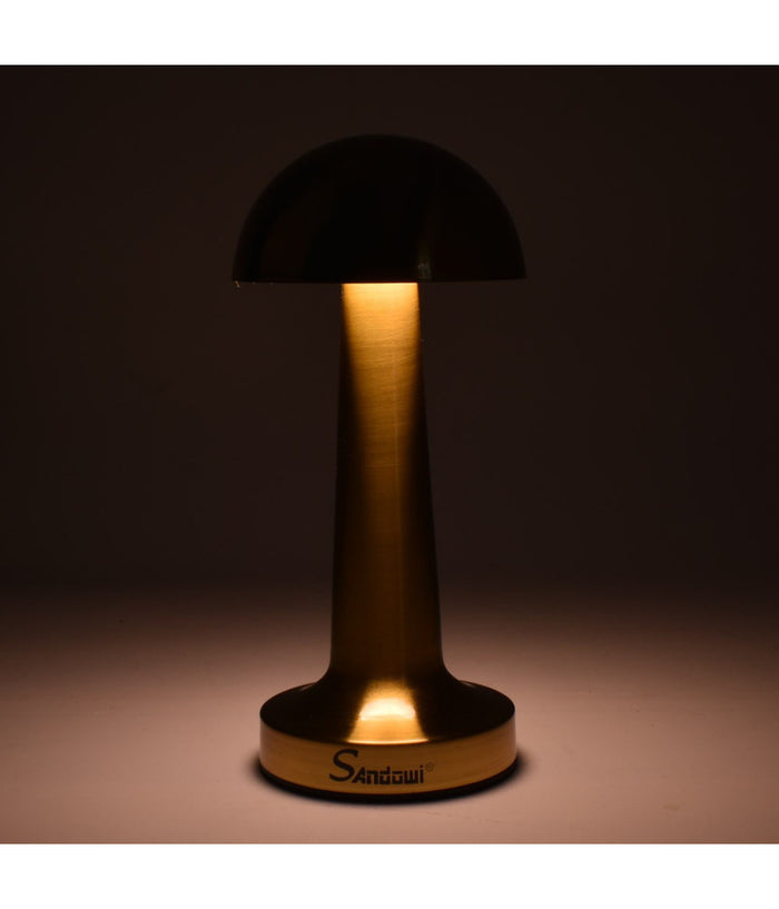 Lampada Da Tavolo Decorativa Led A Fungo Luce Bianca 3 Intensità  Di Luce Q-tl142         