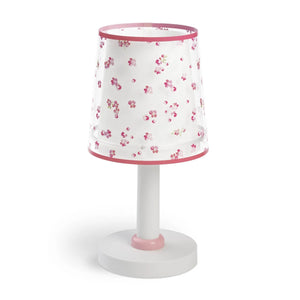 LÚZETE - LAMPADA DA TAVOLO DREAM FLOWERS PER BAMBINI E14 ROSA